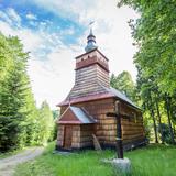 Bild: Die Griechisch  katholische Pfarrkirche Marias Geburt in Szymbark (heute römisch-katholische Filialkirche)Die Griechisch  katholische Pfarrkirche Marias Geburt in Szymbark (heute römisch-katholische Filialkirche)