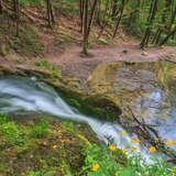 Bild: Wasserfall Szum Będkowska-Tal