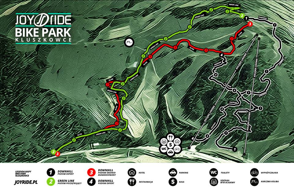 Czorsztyn Ski mapa pras